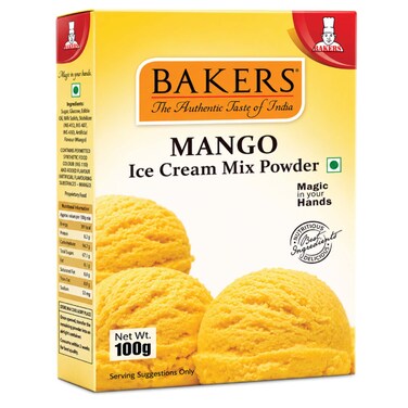Bakers Ice Cream Powder Mango 100g