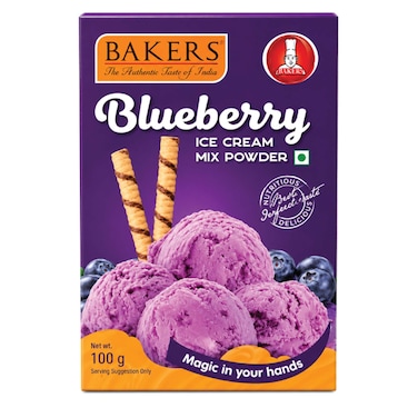 Bakers Ice Cream Powder Blueberry 100g