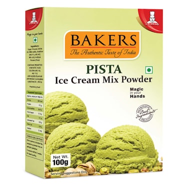 Bakers Ice Cream Powder Pista 100g