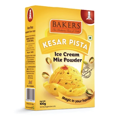Bakers Ice Cream Powder Kesar Pist 100g
