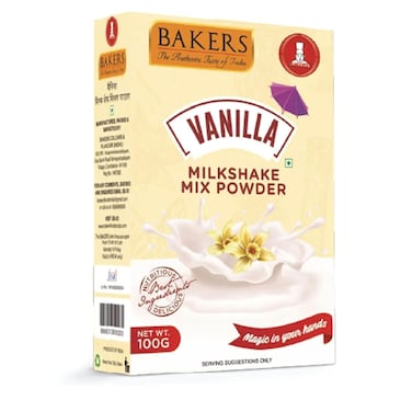 Bakers Milk Shake Powder Vanilla 100g