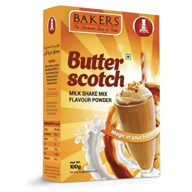 Bakers Milk Shake Powder Butter Scotch 100g
