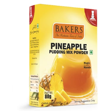 Bakers Pudding Mix Pineapple 80g