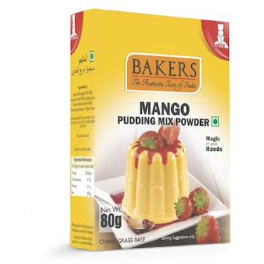 Bakers Pudding Mix Mango 80g