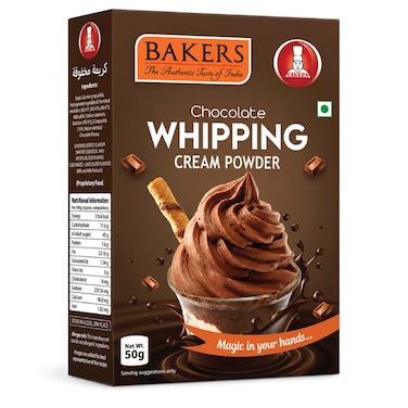 Bakers Whipping Cream Chocolate Powder 50g
