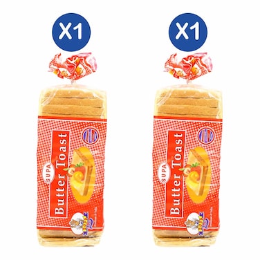 Supa Loaf Butter Toast Bread 800g x2