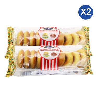 Festive Ring Cake Strawberry 90g x2
