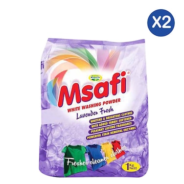 Msafi Lavender Washing Powder 1kg X2
