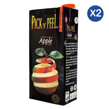 Pick N Peel Apple Juice 1l x2