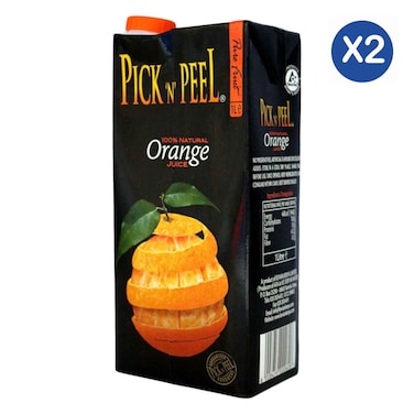 Pick N Peel Orange Juice 1l x2