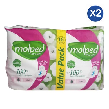 Molped Ultra Soft Pads 16pcs x2