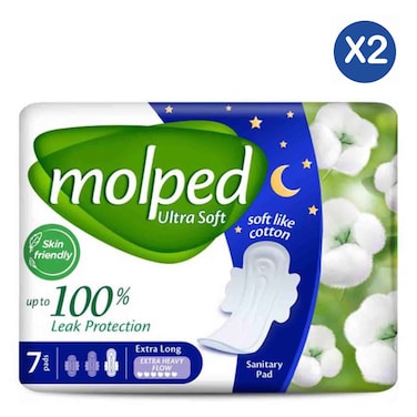 Molped Ultrasoft Extra Pads 7pcs x2