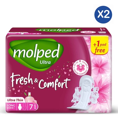 Molped Ultra Pad Comfort Long 7pcs x2