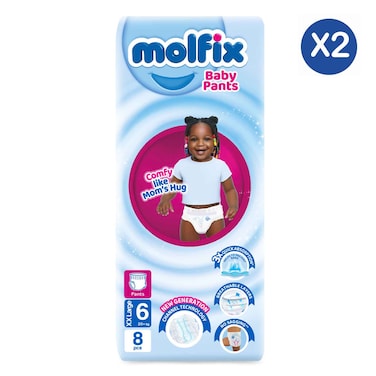 Molfix Pants 2xl Small 20+kg x2