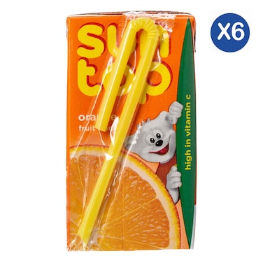 Suntop Orange Fruit Juice 250ml x6