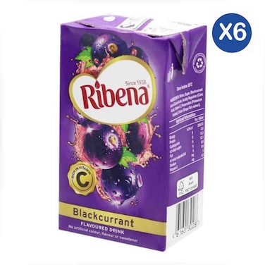 Ribena Blackcurrant Juice 250ml x6
