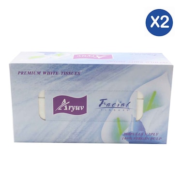 Aryuv Facial Tissues 200pcs x2