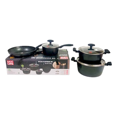 Estilo Granite Cookware 7pcs Set 2