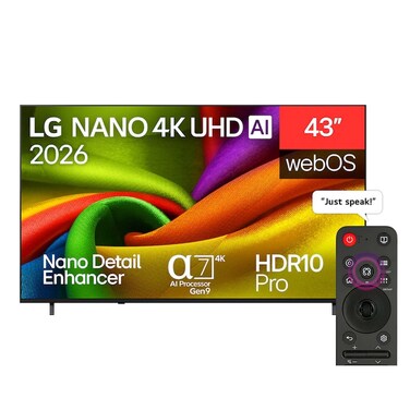 LG TV 43 43NU840B6LA NANO UHD SMRT