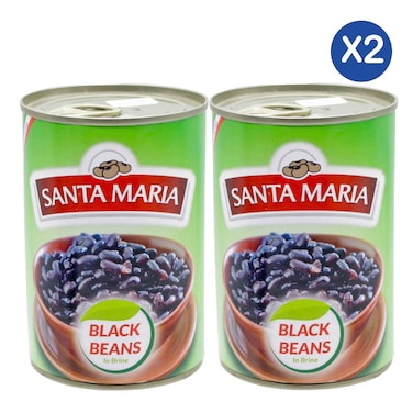 Santa Maria Black Beans 400g x2