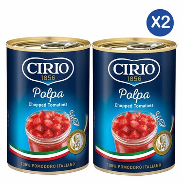 Cirio Polpa Chopped Tomatoes 400g x2