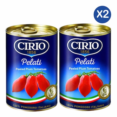 Cirio Pelati Peeled Plum Tomatoes 400g x2