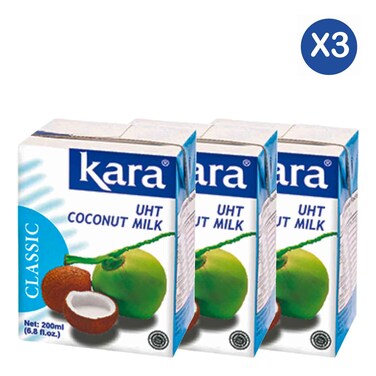 Kara Uht 17% Coconut Milk 200ml x 3