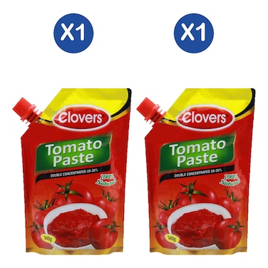 Clovers Double Concentrated Tomato Paste 340g x 2
