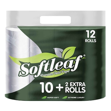 Softleaf Toilet Roll 200sheets 10+2pcs
