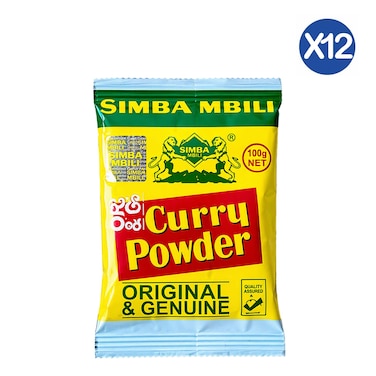 Simba Mbili Original Curry Powder 10g x12