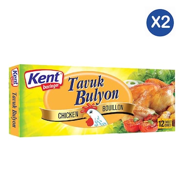 Kent Chicken Bouillon Cubes 120g x 12pcs x2