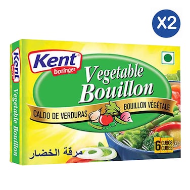 Kent Vegetable Bouillon Cubes 60g x 6pcs x2