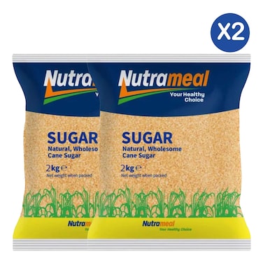 Nutrameal Natural Cane Sugar 2kg X2