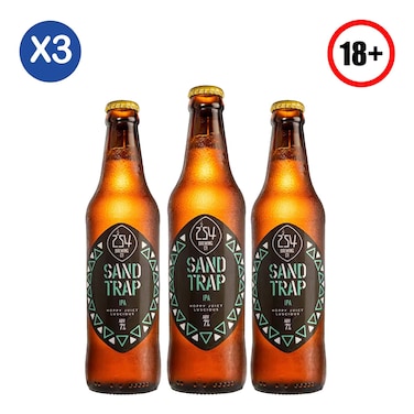 254 Sand Trap IPA Beer 330ml x3, ABV 7%