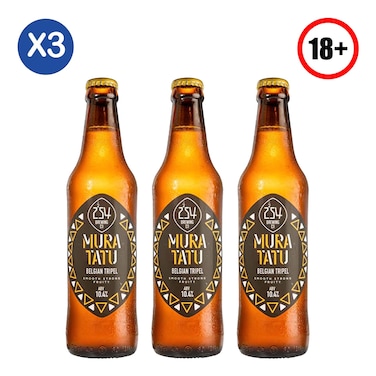 254 Muratatu Beer 330ml x3, ABV 10.4%