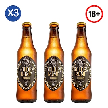 254 Golden Rump Beer 330ml x3, ABV 4.5%