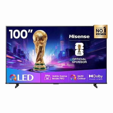 Hisense Q7Q QLED Smart TV 100 Inch 4K UHD 144Hz 100Q7Q
