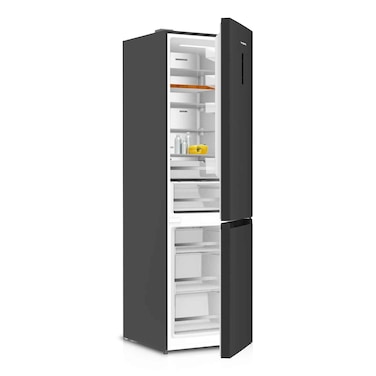 VON Bottom Mount No Frost Fridge 377l Black Inox VRB-377NVAK