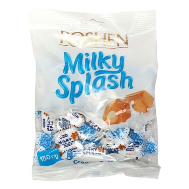 Roshen Milky Splash Creamy Toffee with Milk Filling 150g