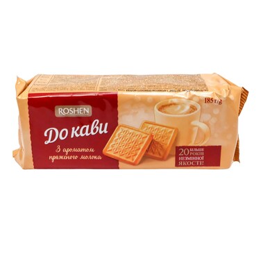 Roshen For Coffee Biscuits Milk 185g