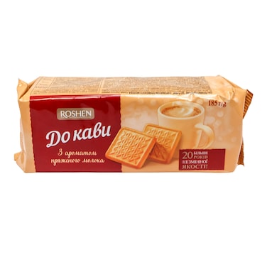 Roshen Do Kavy Milk Biscuits 185g