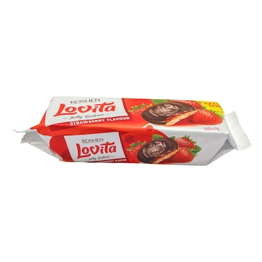 Roshen Lovita Strawberry Filled Biscuits 135g