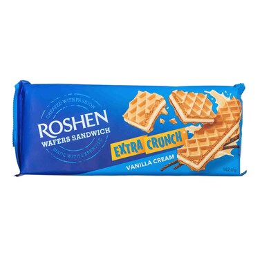 Roshen Sandwich Vanilla Cream Wafer 142g