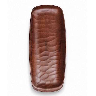 Tria Hybrid Wooden Wavy Caique Plate 24x14cm