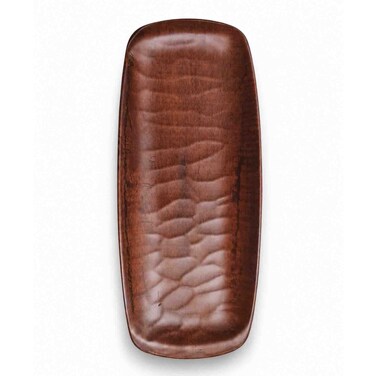 Tria Hybrid Wooden Wavy Caique Plate 29x17cm