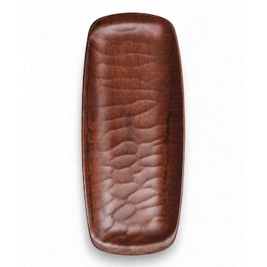 Tria Hybrid Wooden Wavy Caique Plate 34x20cm
