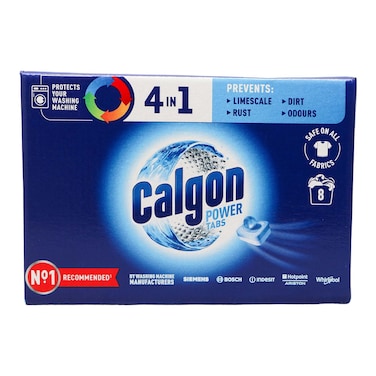 Calgon 4-in-1 Washing Machine Cleaner Tablets 8 pcs 104g