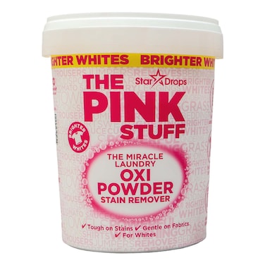 The Pink Stuff The Miracle Laundry Oxi Powder Stain Remover for Whites 1kg