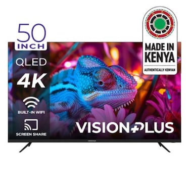 Vision Plus VP8850QV 50-inch 4K QLED Vidaa OS Smart TV - Black