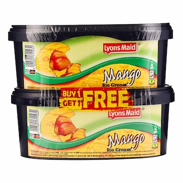 Lyons Maid Mango Ice Cream  1L Value Pack